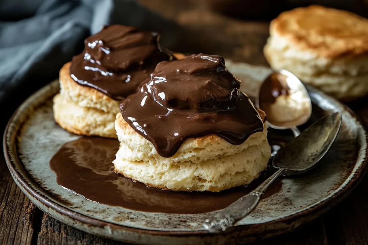 chocolate sauce recipe, chocolate gravy, easy chocolate gravy, homemade chocolate gravy, chocolate gravy for biscuits, chocolate gravy for waffles