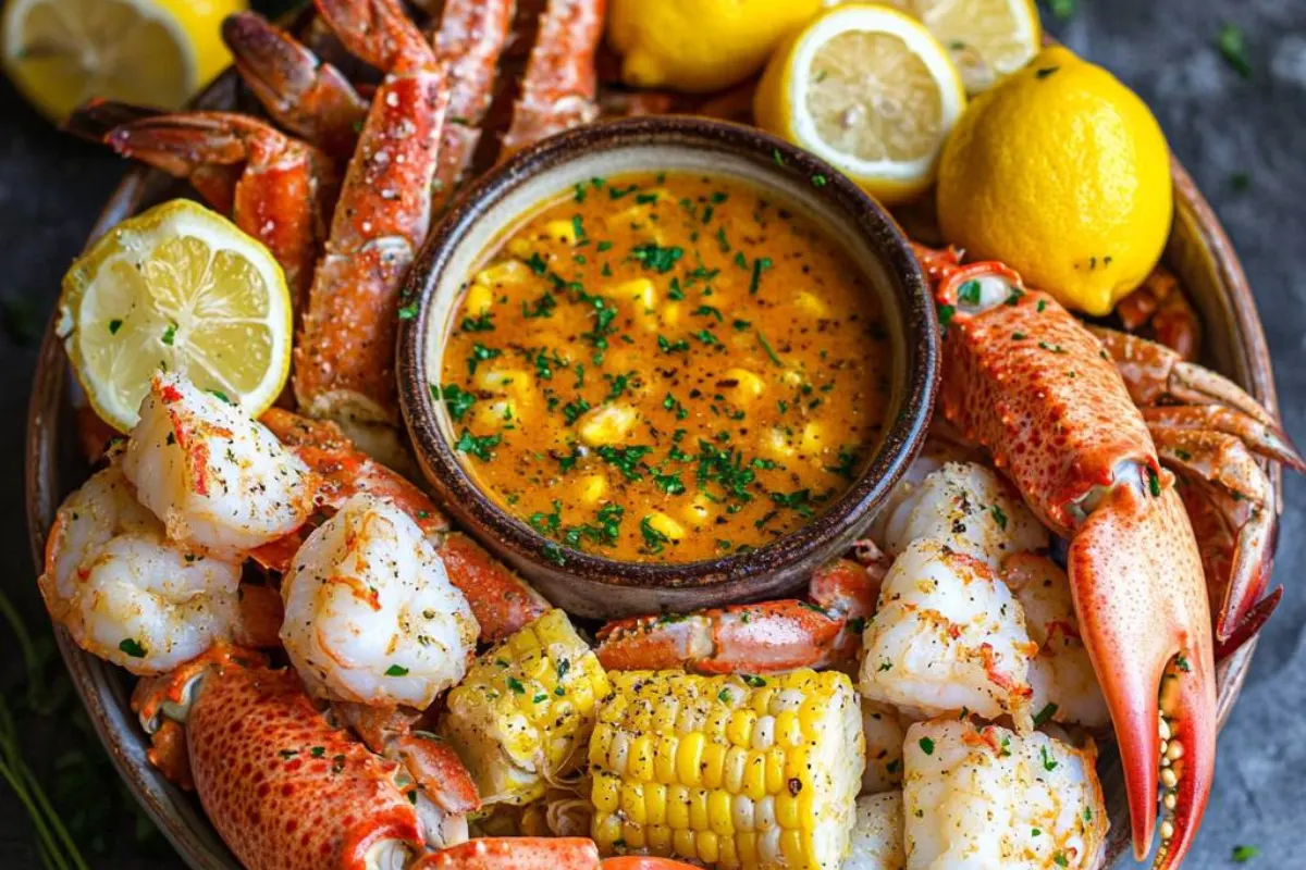 seafood butter sauce, Cajun seafood sauce, seafood dipping sauce, garlic butter sauce for seafood, seafood boil seasoning