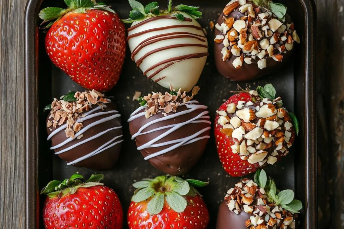 carob strawberries, healthy strawberry dessert, carob dipped strawberries, vegan chocolate strawberries, carob dessert recipe