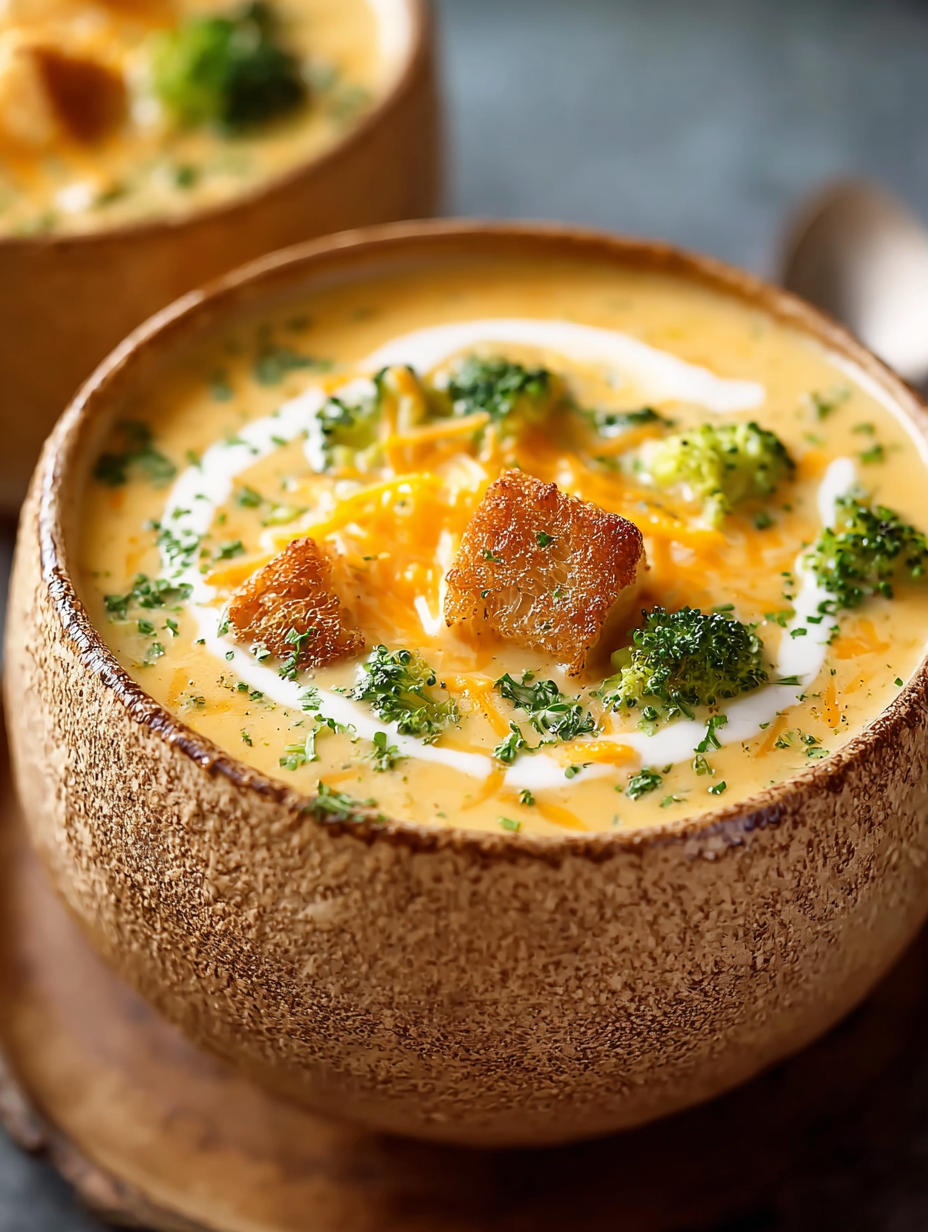 Delicious Panera Copycat Broccoli Cheddar Soup Made Easy preparation
