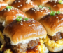 Sausage Egg and Cheese Breakfast Sliders with Syrup Glaze